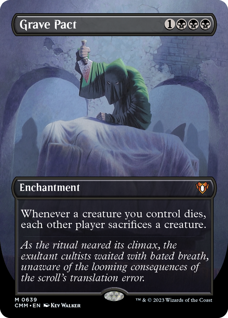 Grave Pact (CMM-639) - Commander Masters (Borderless) - Premium MTG Single from Wizards of the Coast - Just $4.94! Shop now at Game Crave Tournament Store