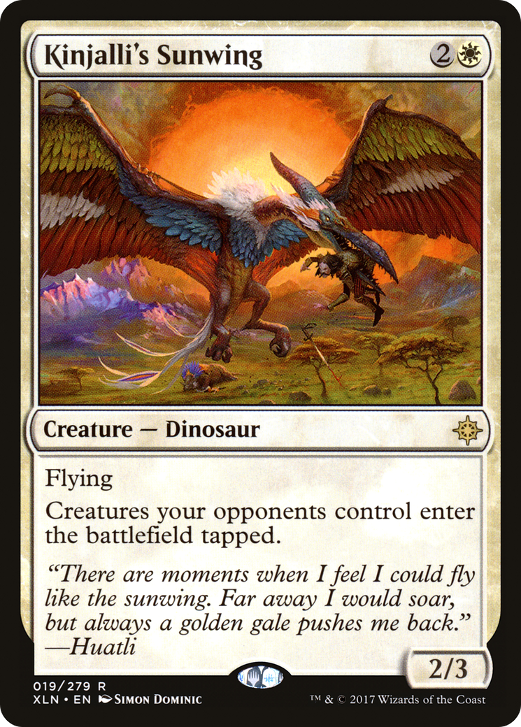Kinjalli's Sunwing (XLN-019) - Ixalan - Premium MTG Single from Wizards of the Coast - Just $1.14! Shop now at Game Crave Tournament Store