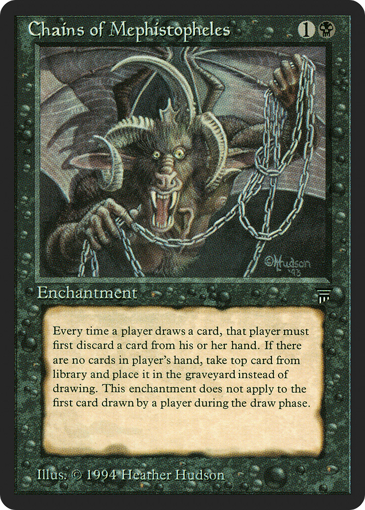 Chains of Mephistopheles (LEG-091) - Legends - Premium MTG Single from Wizards of the Coast - Just $780.99! Shop now at Game Crave Tournament Store