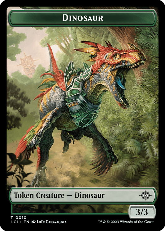 Dinosaur (TLCI-010) - The Lost Caverns of Ixalan Tokens Foil - Premium MTG Single from Wizards of the Coast - Just $0! Shop now at Game Crave Tournament Store