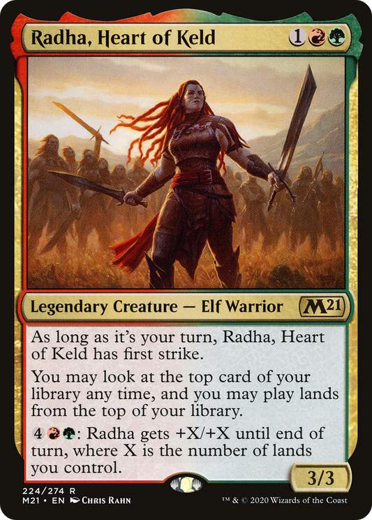 Radha, Heart of Keld (M21-224) - Core Set 2021 - Premium MTG Single from Wizards of the Coast - Just $0.10! Shop now at Game Crave Tournament Store