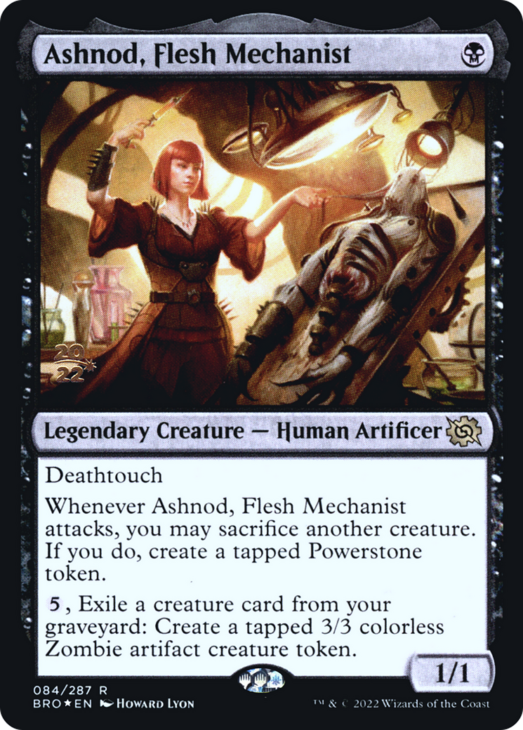 Ashnod, Flesh Mechanist (PBRO-84S) - The Brothers' War Promos Foil - Premium MTG Single from Wizards of the Coast - Just $0.25! Shop now at Game Crave Tournament Store