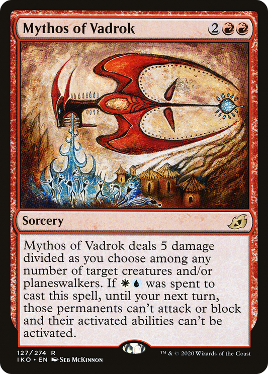 Mythos of Vadrok (IKO-127) - Ikoria: Lair of Behemoths Foil - Premium MTG Single from Wizards of the Coast - Just $0.08! Shop now at Game Crave Tournament Store