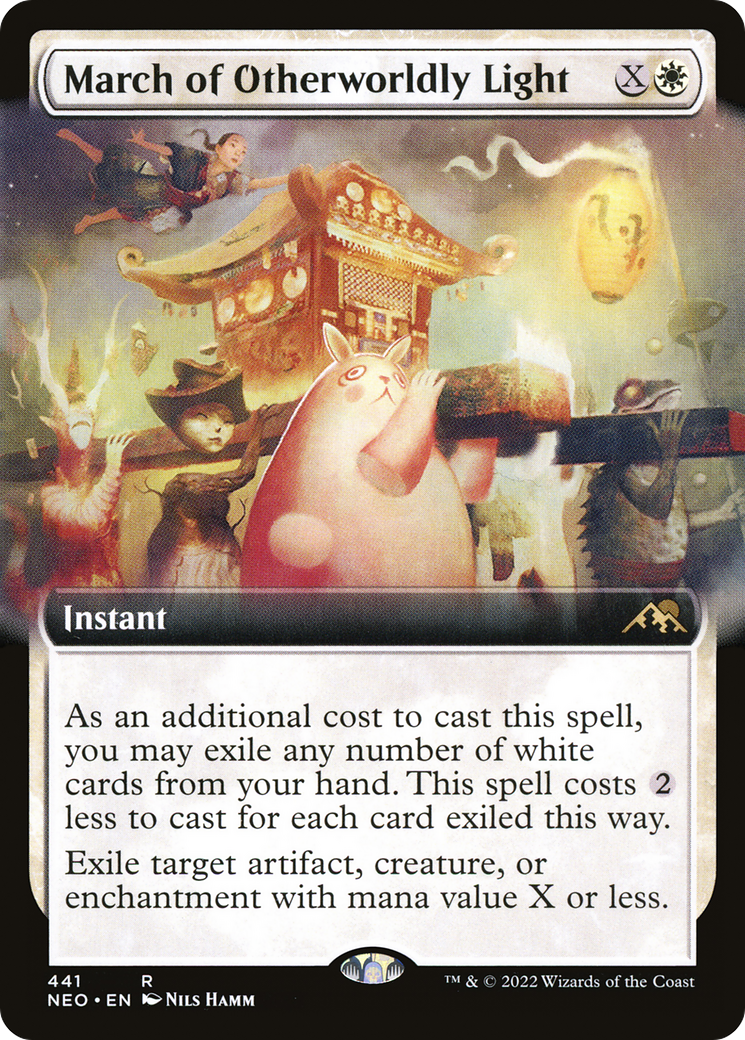 March of Otherworldly Light (NEO-441) - Kamigawa: Neon Dynasty: (Extended Art) Foil - Premium MTG Single from Wizards of the Coast - Just $0.63! Shop now at Game Crave Tournament Store