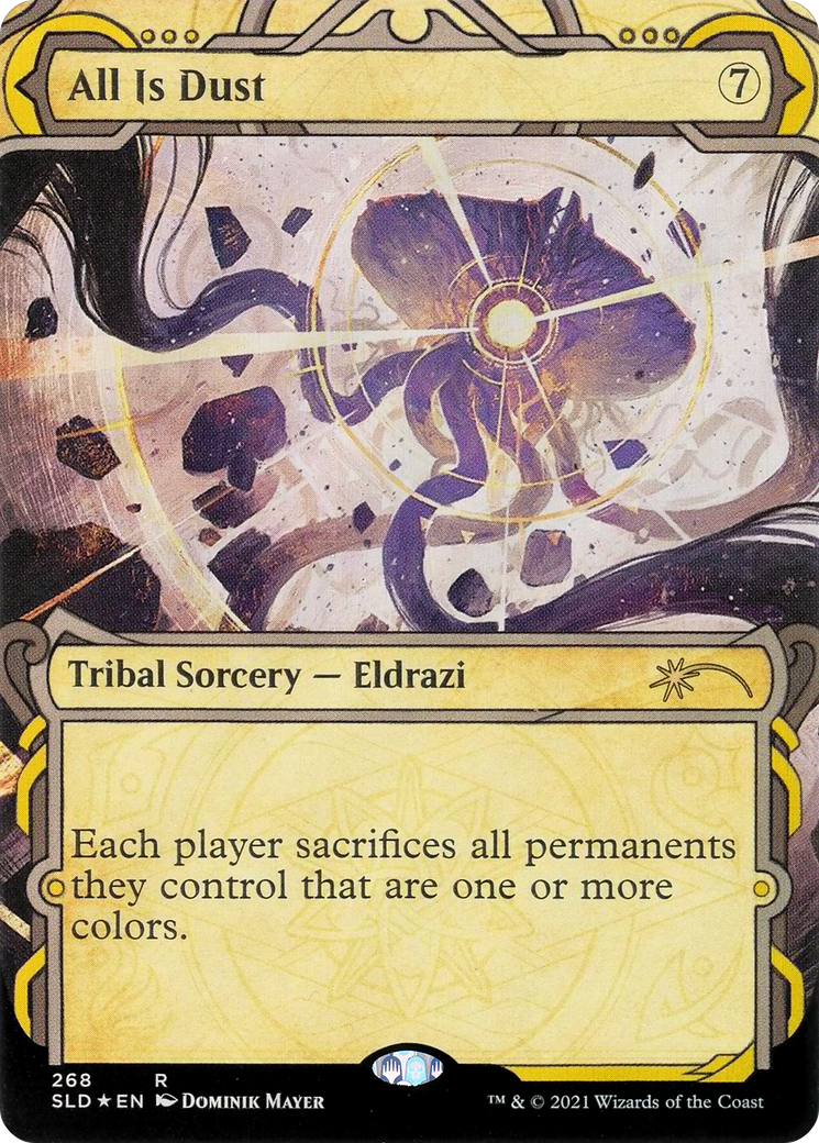 All Is Dust (SLD-268) - Secret Lair Drop: (Showcase) Foil - Premium MTG Single from Wizards of the Coast - Just $4.27! Shop now at Game Crave Tournament Store