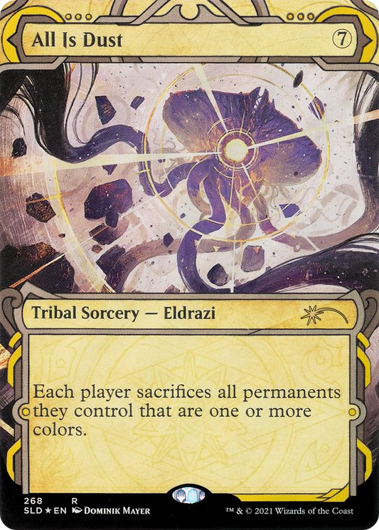 All Is Dust (SLD-268) - Secret Lair Drop: (Showcase) Foil - Premium MTG Single from Wizards of the Coast - Just $4.27! Shop now at Game Crave Tournament Store