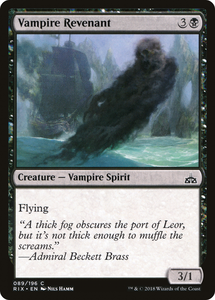 Vampire Revenant (RIX-089) - Rivals of Ixalan - Premium MTG Single from Wizards of the Coast - Just $0.08! Shop now at Game Crave Tournament Store