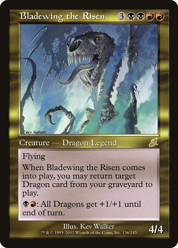 Bladewing the Risen (SCG-136) - Scourge Foil - Premium MTG Single from Wizards of the Coast - Just $16.57! Shop now at Game Crave Tournament Store
