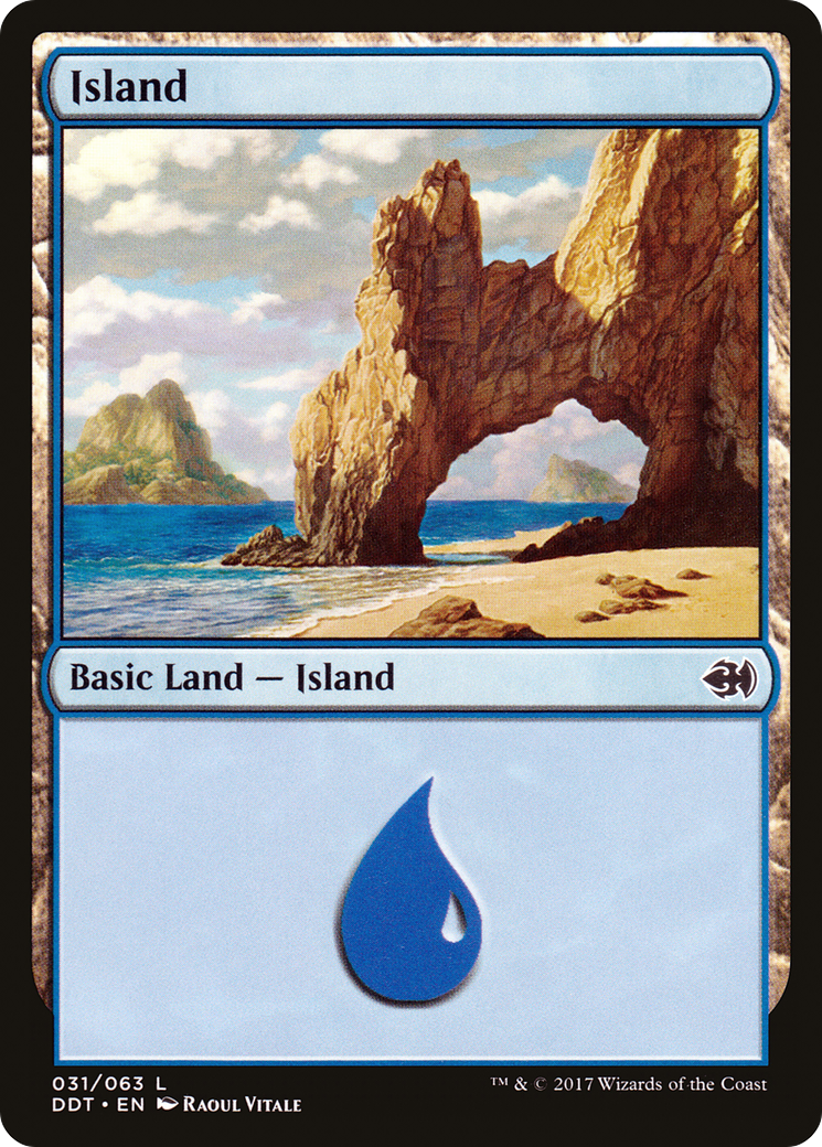 Island (DDT-031) - Duel Decks: Merfolk vs. Goblins - Premium MTG Single from Wizards of the Coast - Just $0.08! Shop now at Game Crave Tournament Store