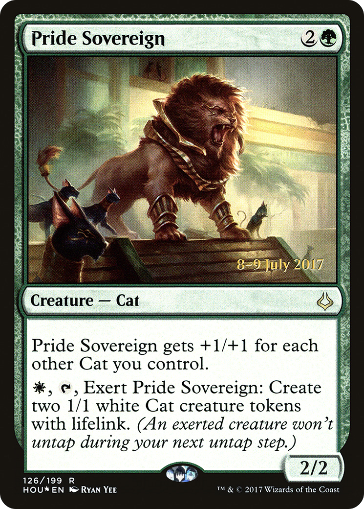 Pride Sovereign (PHOU-126S) - Hour of Devastation Promos Foil - Premium MTG Single from Wizards of the Coast - Just $3.55! Shop now at Game Crave Tournament Store