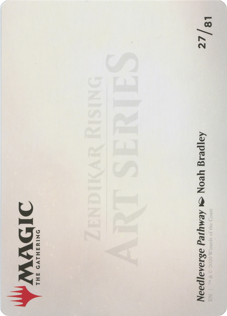Needleverge Pathway // Needleverge Pathway (AZNR-027) - Zendikar Rising Art Series (Borderless) Foil - Premium MTG Single from Wizards of the Coast - Just $0! Shop now at Game Crave Tournament Store