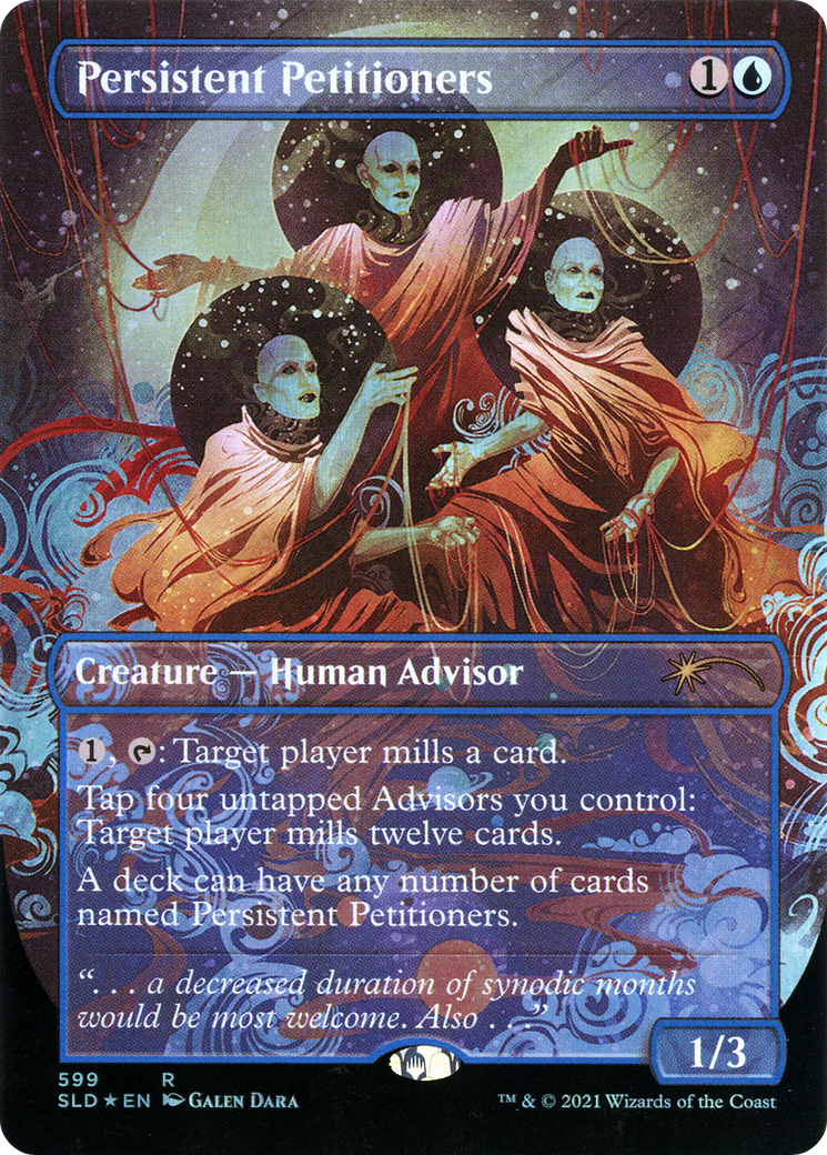 Persistent Petitioners (SLD-599) - Secret Lair Drop (Borderless) Foil - Premium MTG Single from Wizards of the Coast - Just $3.43! Shop now at Game Crave Tournament Store