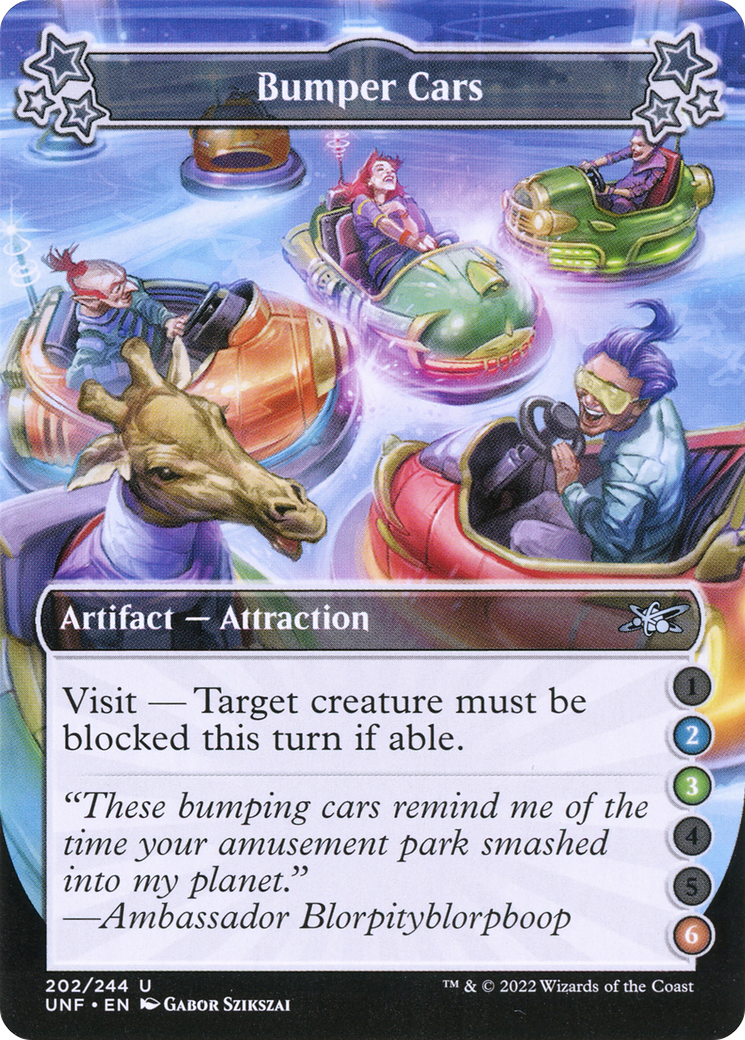 Bumper Cars (UNF-202A) - Unfinity - Premium MTG Single from Wizards of the Coast - Just $0.08! Shop now at Game Crave Tournament Store