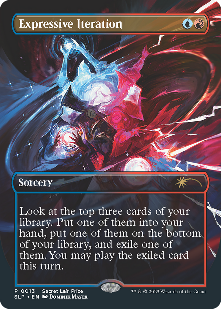 Expressive Iteration (SLP-013) - Secret Lair Showdown: (Showcase) - Premium MTG Single from Wizards of the Coast - Just $1.71! Shop now at Game Crave Tournament Store