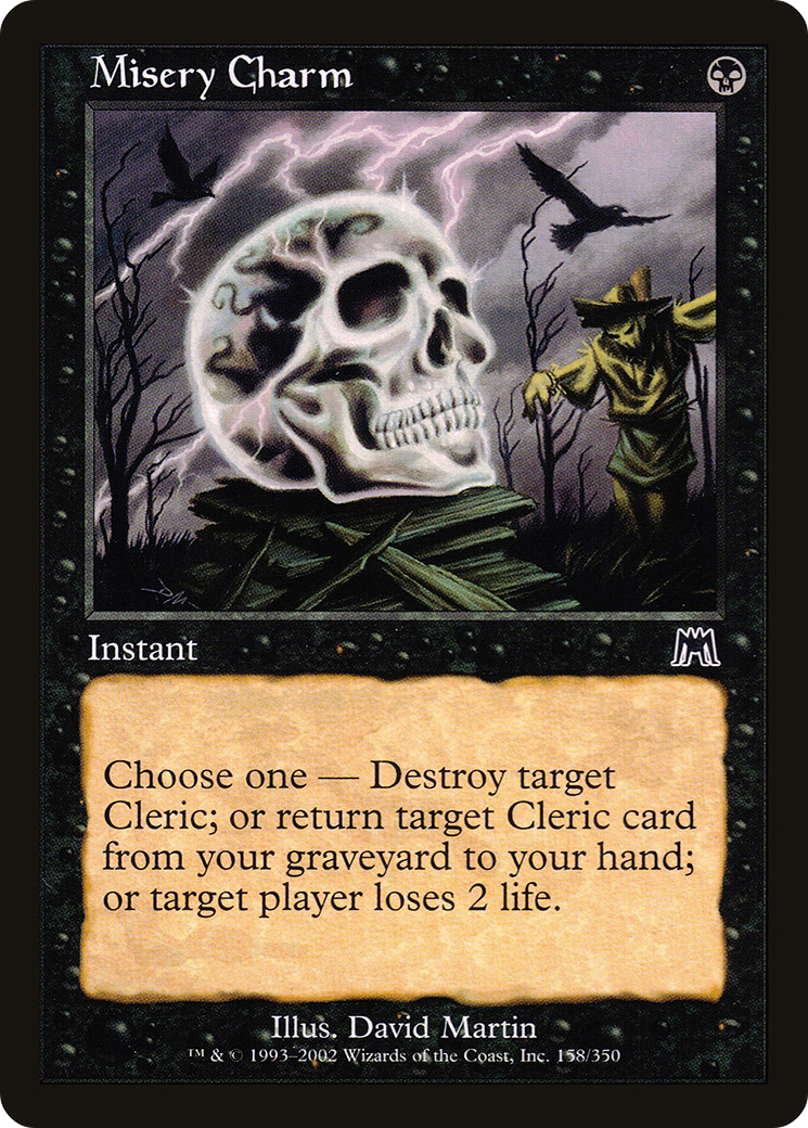Misery Charm (ONS-158) - Onslaught - Premium MTG Single from Wizards of the Coast - Just $0.25! Shop now at Game Crave Tournament Store