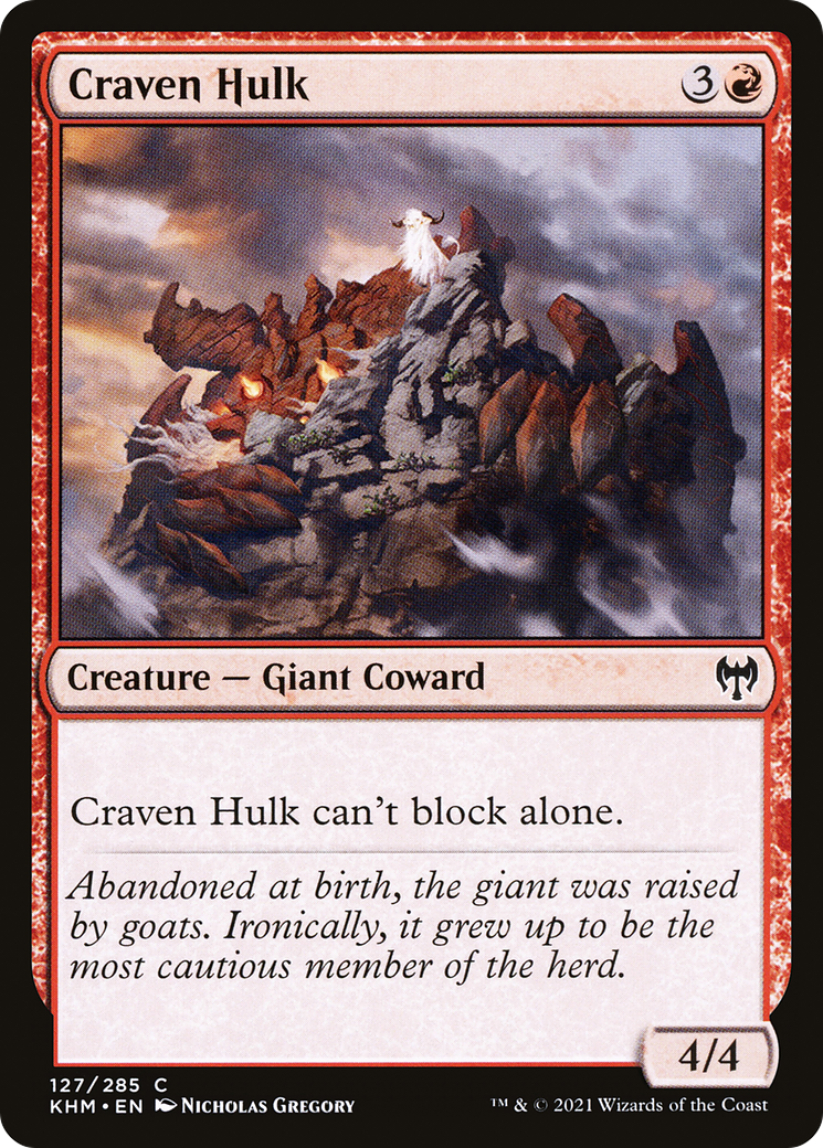 Craven Hulk (KHM-127) - Kaldheim - Premium MTG Single from Wizards of the Coast - Just $0.08! Shop now at Game Crave Tournament Store