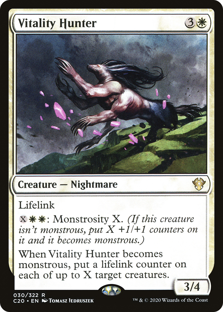 Vitality Hunter (C20-030) - Commander 2020 - Premium MTG Single from Wizards of the Coast - Just $0.08! Shop now at Game Crave Tournament Store