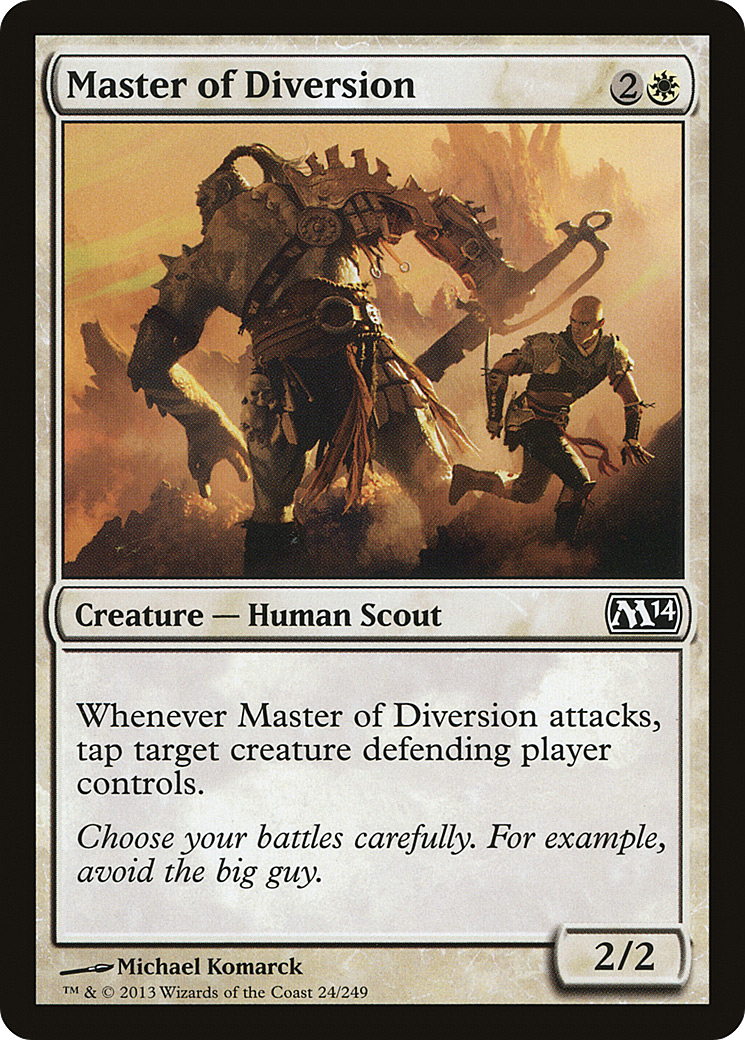 Master of Diversion (M14-024) - Magic 2014 Foil - Premium MTG Single from Wizards of the Coast - Just $0.08! Shop now at Game Crave Tournament Store