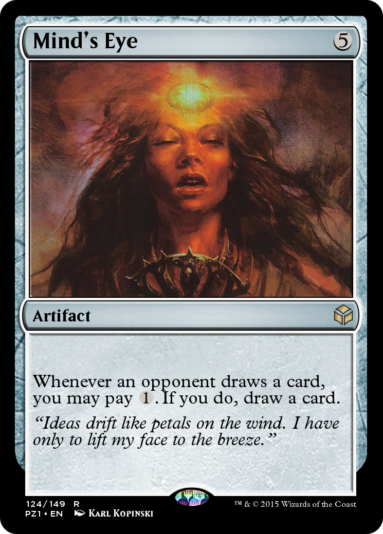 Mind's Eye (PZ1-124) - Legendary Cube Prize Pack - Premium MTG Single from Wizards of the Coast - Just $0! Shop now at Game Crave Tournament Store