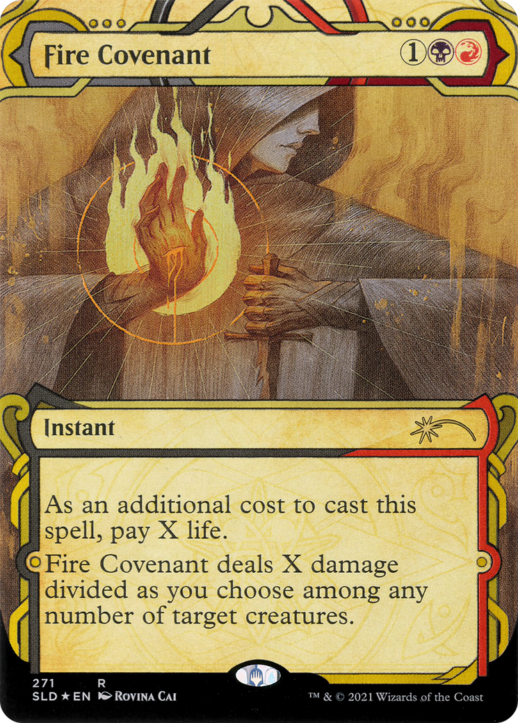 Fire Covenant (SLD-271) - Secret Lair Drop: (Showcase) Foil - Premium MTG Single from Wizards of the Coast - Just $3.76! Shop now at Game Crave Tournament Store