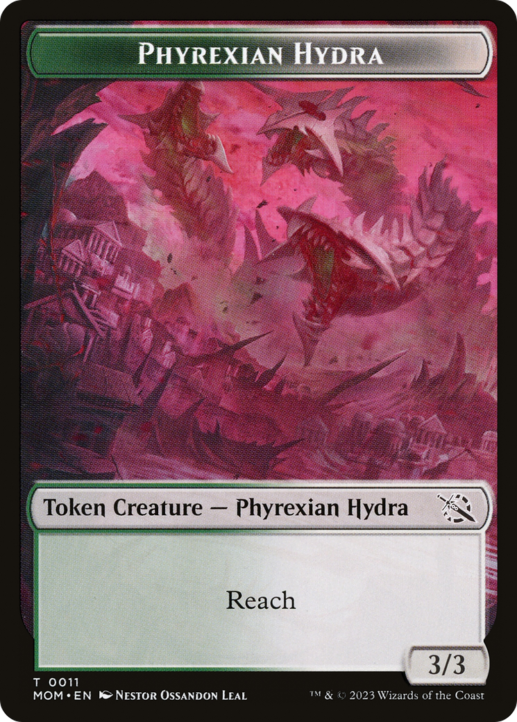 Phyrexian Hydra (TMOM-011) - March of the Machine Tokens - Premium MTG Single from Wizards of the Coast - Just $0! Shop now at Game Crave Tournament Store
