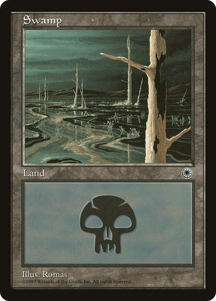 Swamp (POR-206) - Portal - Premium MTG Single from Wizards of the Coast - Just $0.73! Shop now at Game Crave Tournament Store