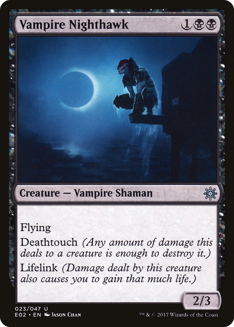 Vampire Nighthawk (E02-023) - Explorers of Ixalan - Premium MTG Single from Wizards of the Coast - Just $0.08! Shop now at Game Crave Tournament Store