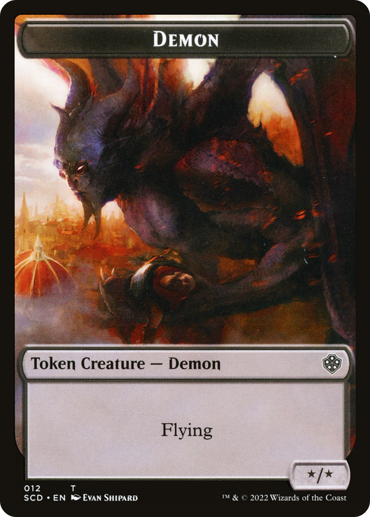 Demon (TSCD-012) - Starter Commander Deck Tokens - Premium MTG Single from Wizards of the Coast - Just $0! Shop now at Game Crave Tournament Store