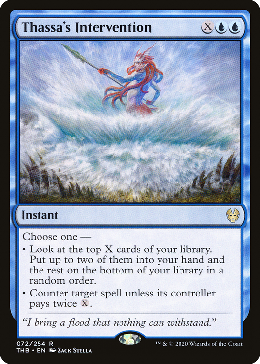 Thassa's Intervention (THB-072) - Theros Beyond Death - Premium MTG Single from Wizards of the Coast - Just $0.08! Shop now at Game Crave Tournament Store