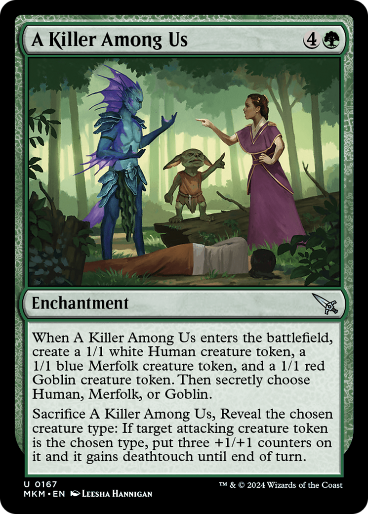 A Killer Among Us (MKM-167) - Murders at Karlov Manor - Premium MTG Single from Wizards of the Coast - Just $0.23! Shop now at Game Crave Tournament Store