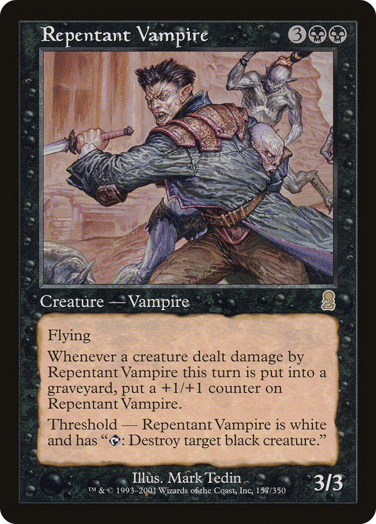 Repentant Vampire (ODY-157) - Odyssey - Premium MTG Single from Wizards of the Coast - Just $0.08! Shop now at Game Crave Tournament Store