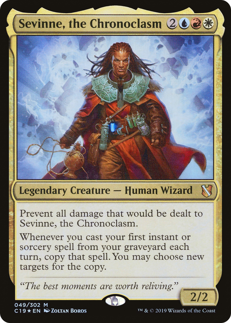 Sevinne, the Chronoclasm (C19-049) - Commander 2019 Foil - Premium MTG Single from Wizards of the Coast - Just $0.25! Shop now at Game Crave Tournament Store