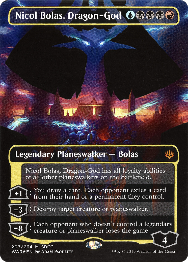 Nicol Bolas, Dragon-God (PS19-207) - San Diego Comic-Con 2019 - Premium MTG Single from Wizards of the Coast - Just $54.98! Shop now at Game Crave Tournament Store