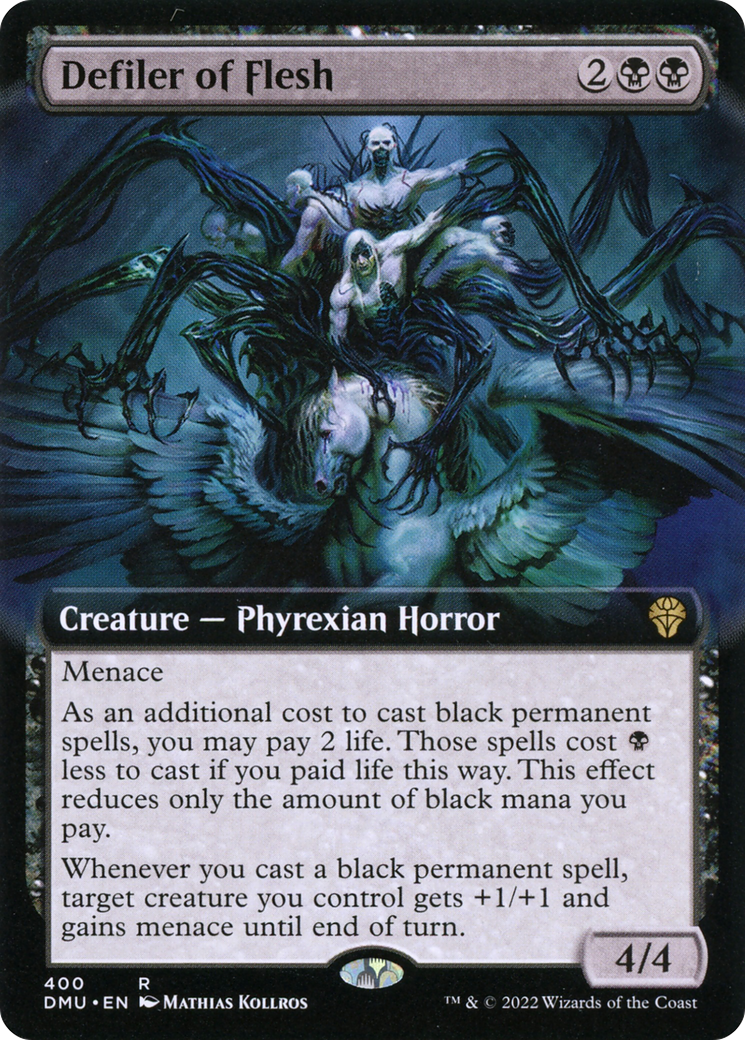 Defiler of Flesh (DMU-400) - Dominaria United: (Extended Art) - Premium MTG Single from Wizards of the Coast - Just $0.08! Shop now at Game Crave Tournament Store