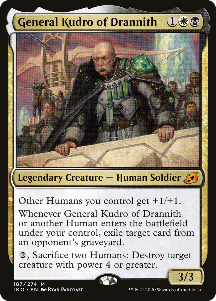 General Kudro of Drannith (IKO-187) - Ikoria: Lair of Behemoths - Premium MTG Single from Wizards of the Coast - Just $0.21! Shop now at Game Crave Tournament Store