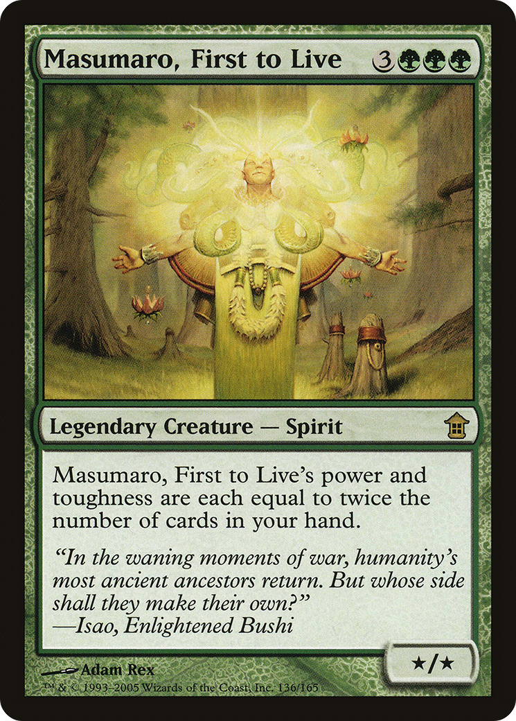 Masumaro, First to Live (SOK-136) - Saviors of Kamigawa - Premium MTG Single from Wizards of the Coast - Just $0.70! Shop now at Game Crave Tournament Store