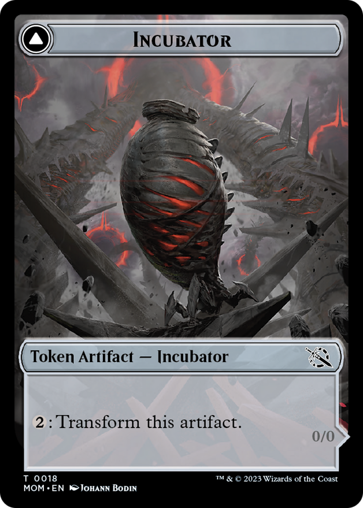 Incubator // Phyrexian (TMOM-018) - March of the Machine Tokens Foil - Premium MTG Single from Wizards of the Coast - Just $0! Shop now at Game Crave Tournament Store