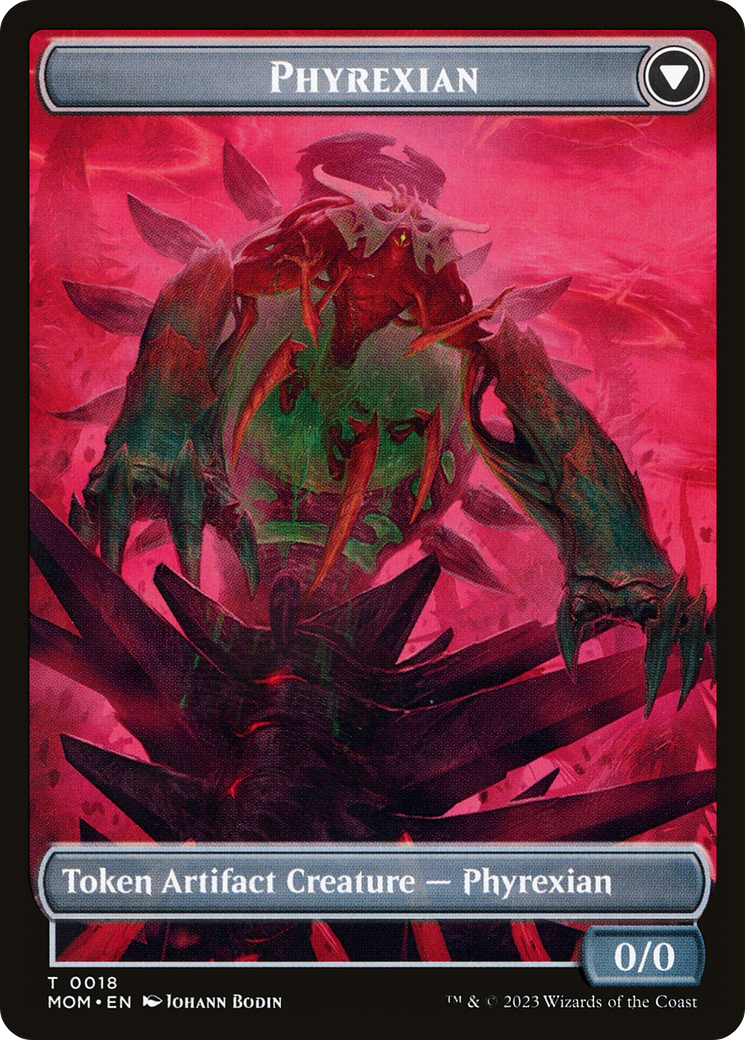 Incubator // Phyrexian (TMOM-018) - March of the Machine Tokens Foil - Premium MTG Single from Wizards of the Coast - Just $0! Shop now at Game Crave Tournament Store