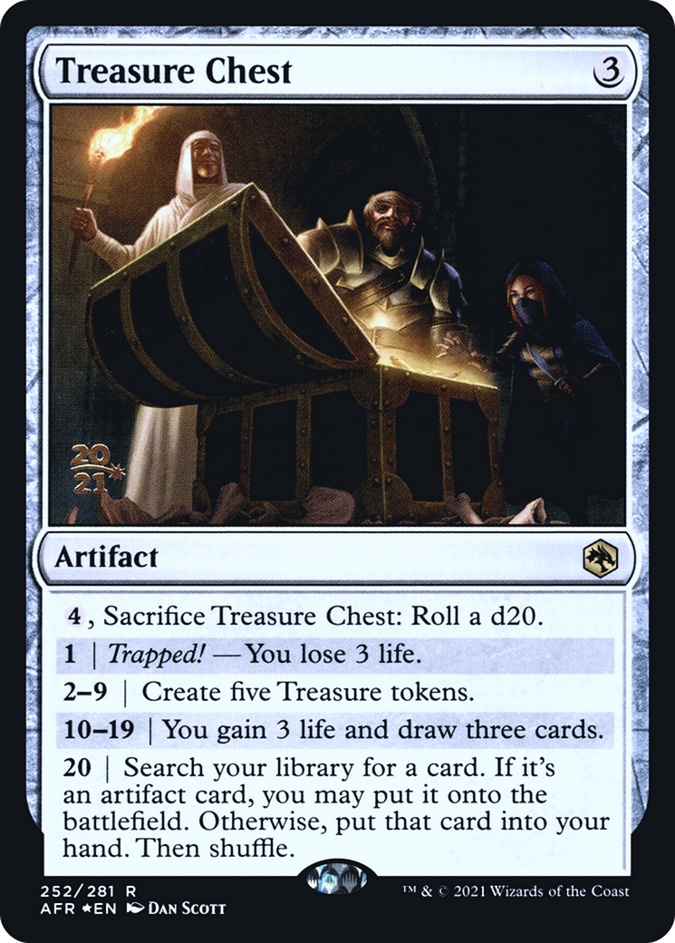 Treasure Chest (PAFR-252S) - Adventures in the Forgotten Realms Promos Foil - Premium MTG Single from Wizards of the Coast - Just $0.88! Shop now at Game Crave Tournament Store