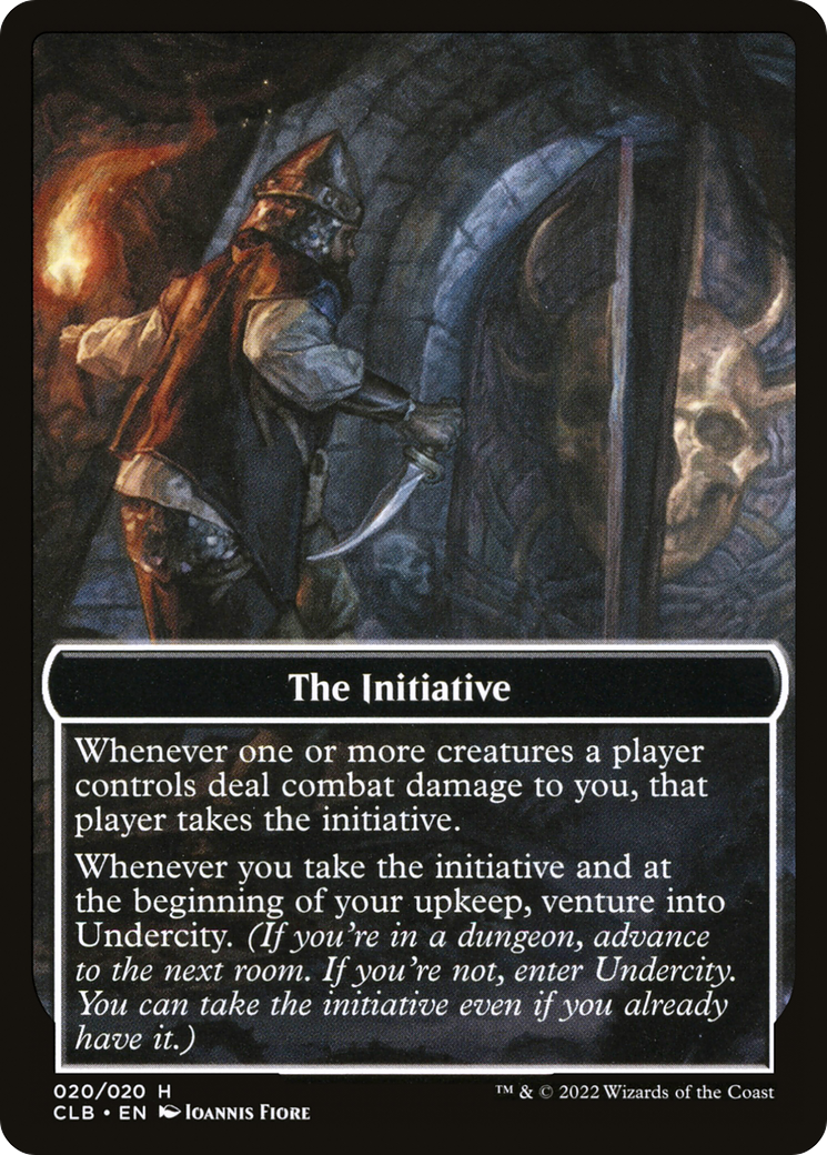 The Initiative // Undercity (TCLB-020) - Battle for Baldur's Gate Tokens - Premium MTG Single from Wizards of the Coast - Just $0! Shop now at Game Crave Tournament Store