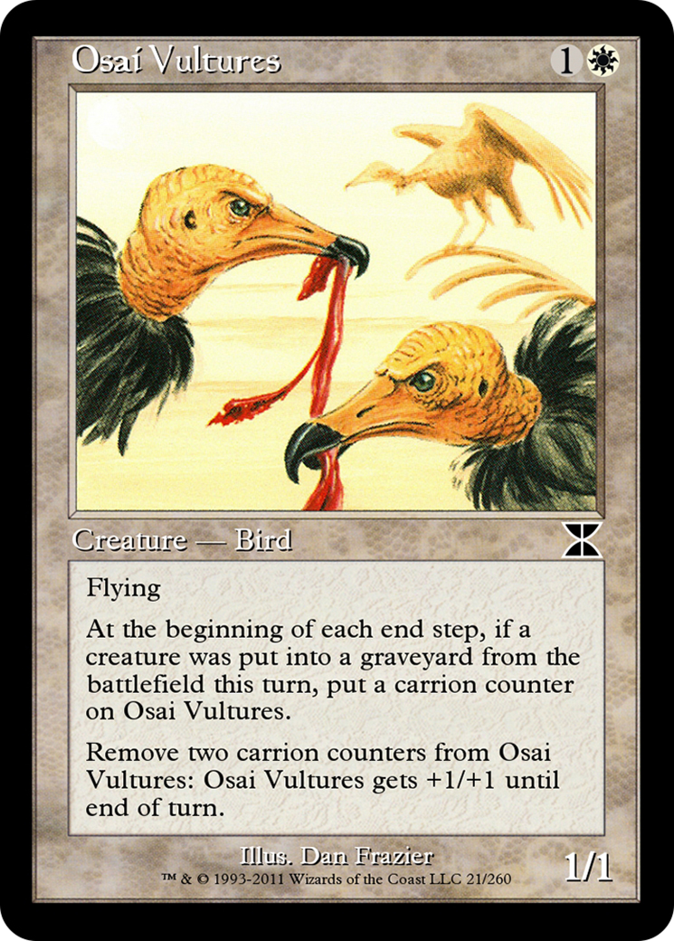 Osai Vultures (ME4-021) - Masters Edition IV Foil - Premium MTG Single from Wizards of the Coast - Just $0! Shop now at Game Crave Tournament Store