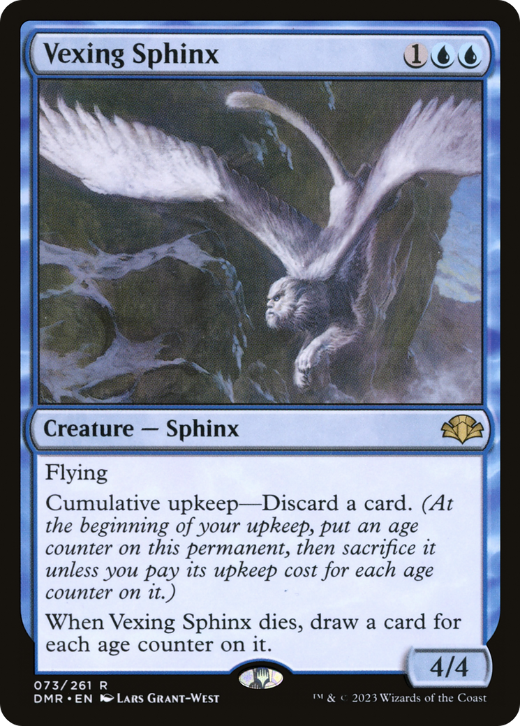 Vexing Sphinx (DMR-073) - Dominaria Remastered Foil - Premium MTG Single from Wizards of the Coast - Just $0.25! Shop now at Game Crave Tournament Store