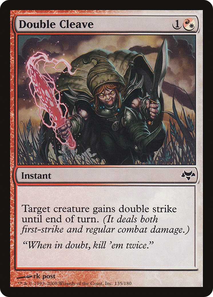 Double Cleave (EVE-135) - Eventide - Premium MTG Single from Wizards of the Coast - Just $0.24! Shop now at Game Crave Tournament Store