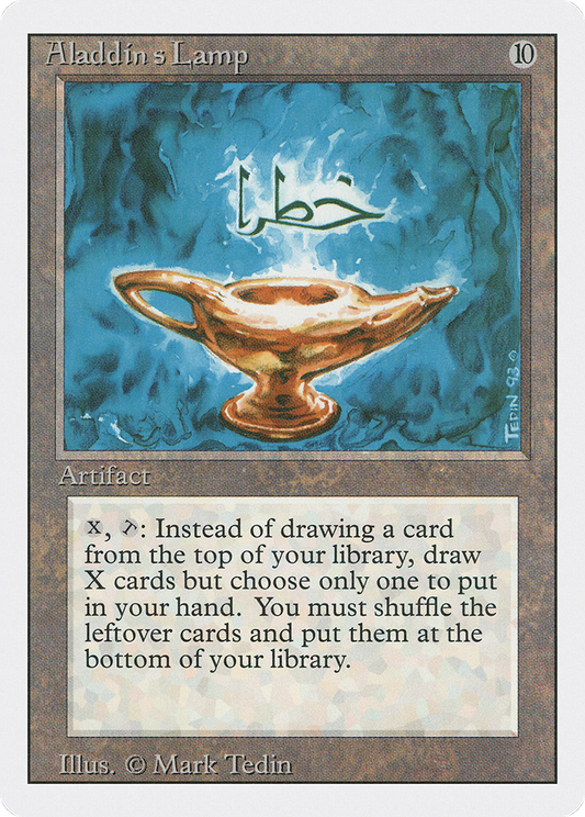 Aladdin's Lamp (3ED-231) - Revised Edition - Premium MTG Single from Wizards of the Coast - Just $0.20! Shop now at Game Crave Tournament Store