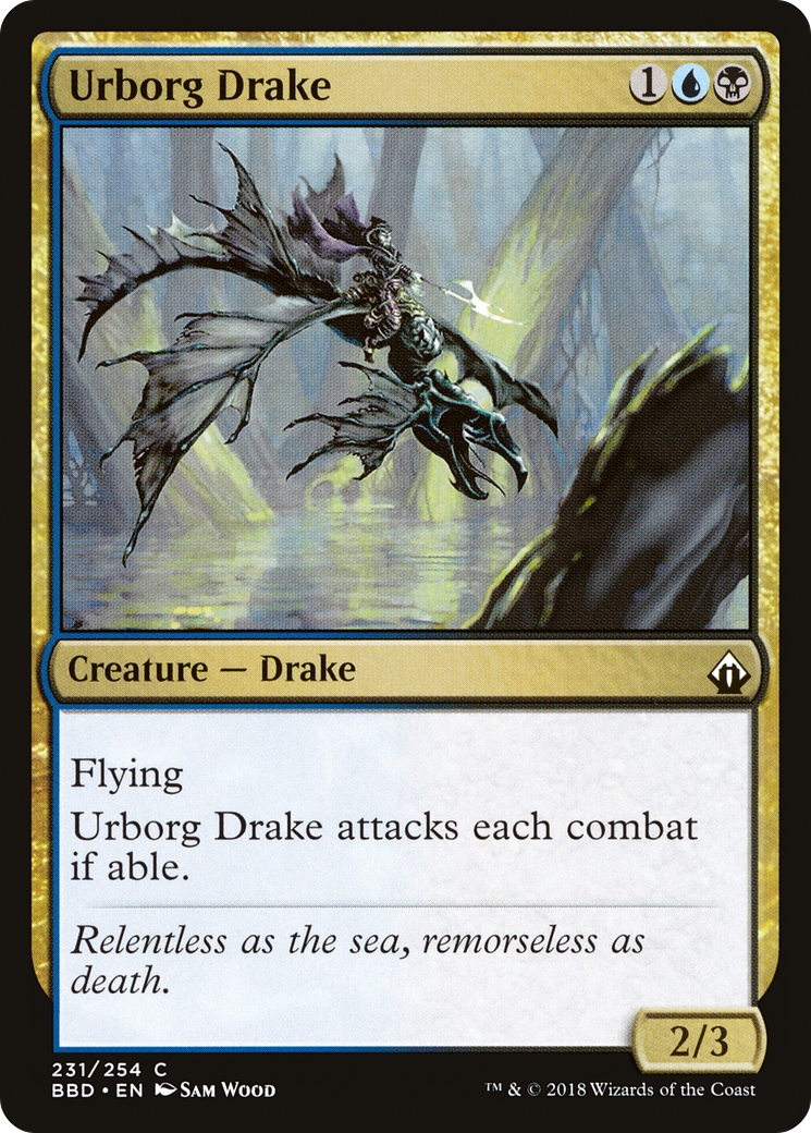 Urborg Drake (BBD-231) - Battlebond Foil - Premium MTG Single from Wizards of the Coast - Just $0.25! Shop now at Game Crave Tournament Store