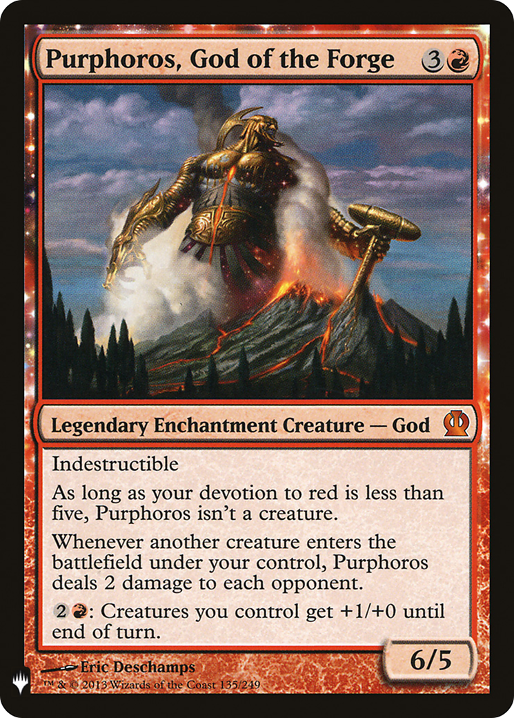 Purphoros, God of the Forge (MB1-1029) - Mystery Booster: (nyxtouched) - Premium MTG Single from Wizards of the Coast - Just $7.20! Shop now at Game Crave Tournament Store