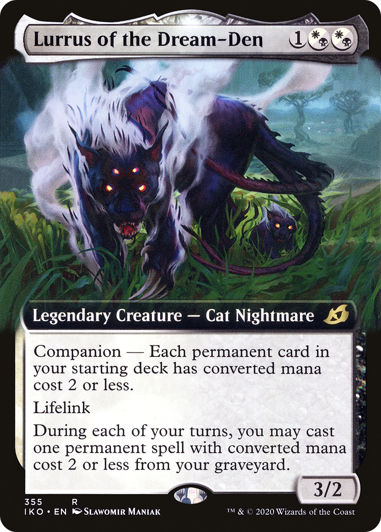 Lurrus of the Dream-Den (IKO-355) - Ikoria: Lair of Behemoths: (companion, Extended Art) - Premium MTG Single from Wizards of the Coast - Just $0.59! Shop now at Game Crave Tournament Store