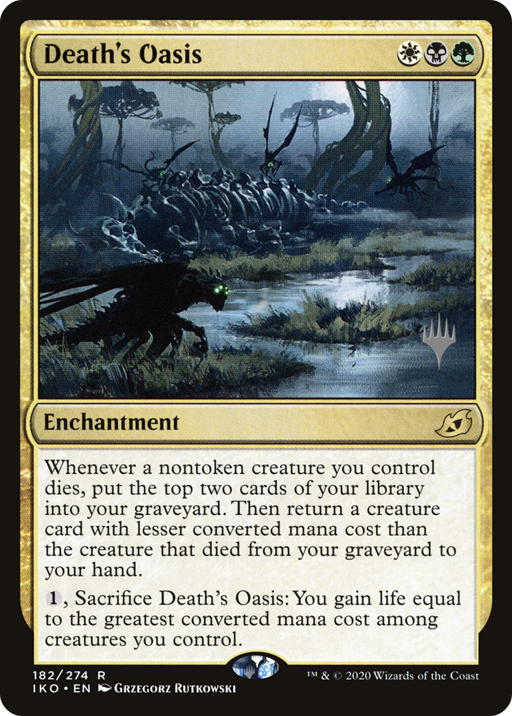Death's Oasis (PIKO-182P) - Ikoria: Lair of Behemoths Promos - Premium MTG Single from Wizards of the Coast - Just $0.08! Shop now at Game Crave Tournament Store