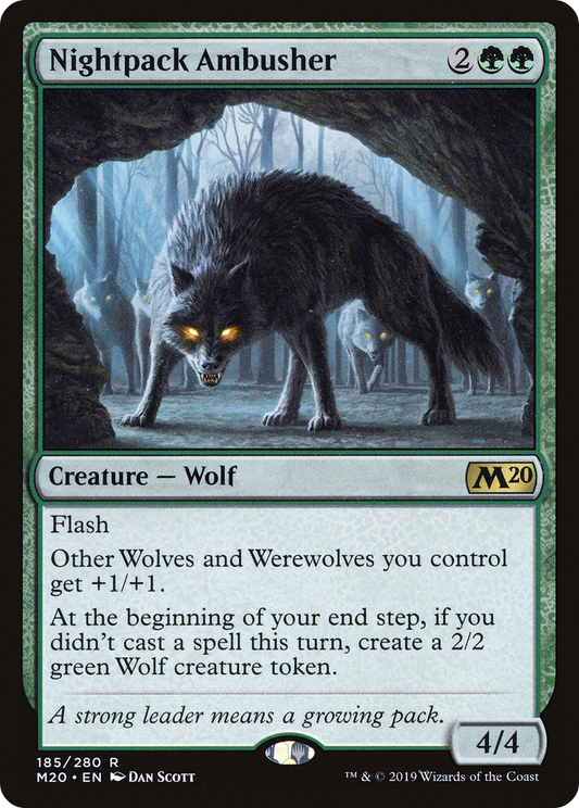 Nightpack Ambusher (M20-185) - Core Set 2020 - Premium MTG Single from Wizards of the Coast - Just $0.11! Shop now at Game Crave Tournament Store