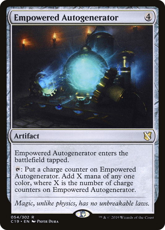 Empowered Autogenerator (C19-054) - Commander 2019 - Premium MTG Single from Wizards of the Coast - Just $0.31! Shop now at Game Crave Tournament Store